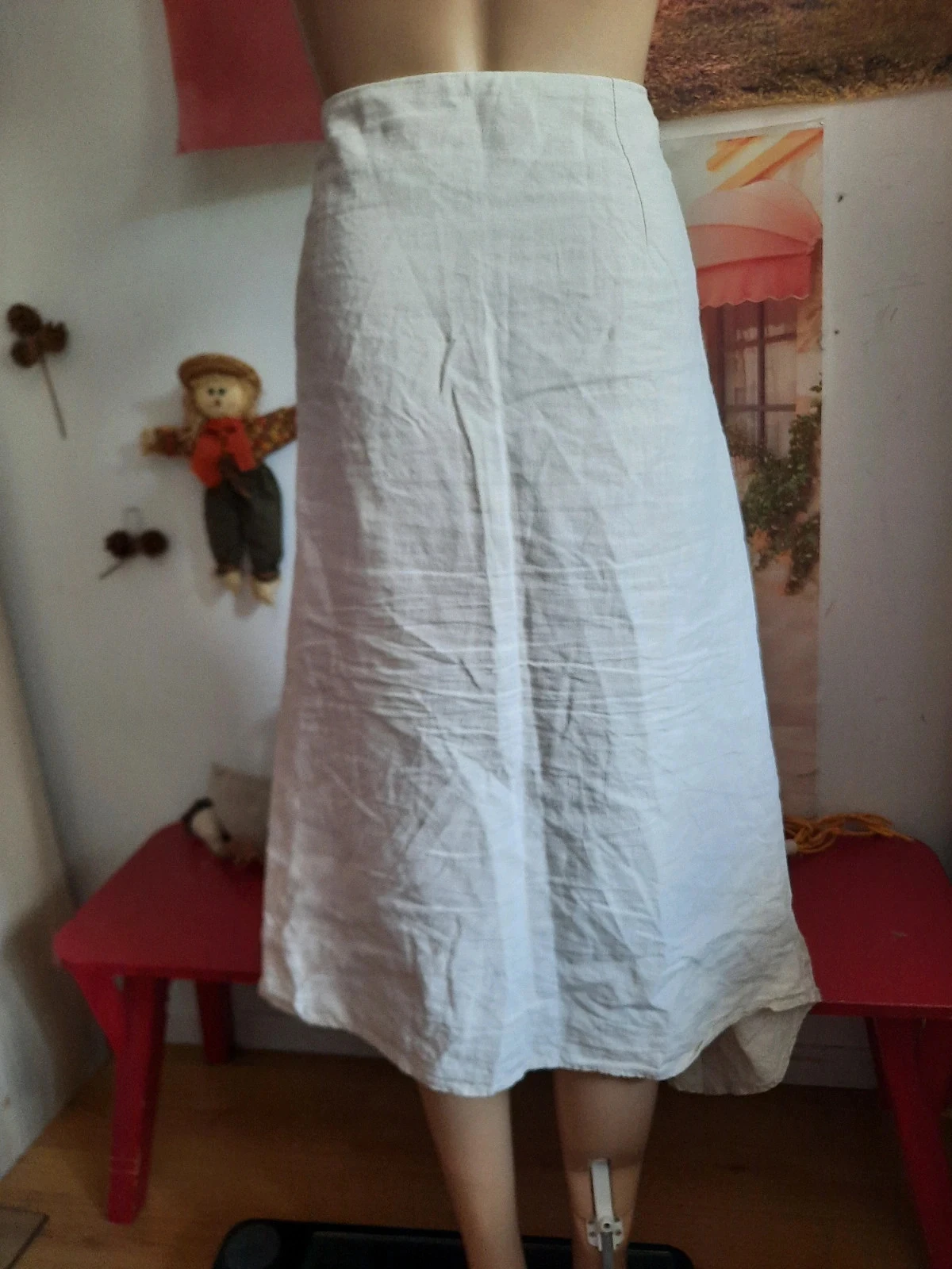 🥀Jupe en lin,femme Taille 44.Camaïeu. – photo 4